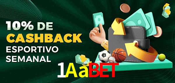 10% de bônus de cashback na 1Aabet